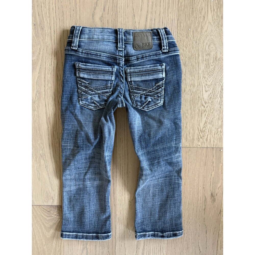 Buckle Boys BKE Conner Bootcut Taper Tapered Straight Leg Jeans Size 4t 4 Short